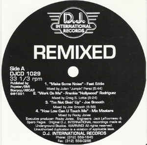 

CD VARIOUS - Remixed DJCD1029 D.J. Internatio 1991 US Dance & Electronica Used