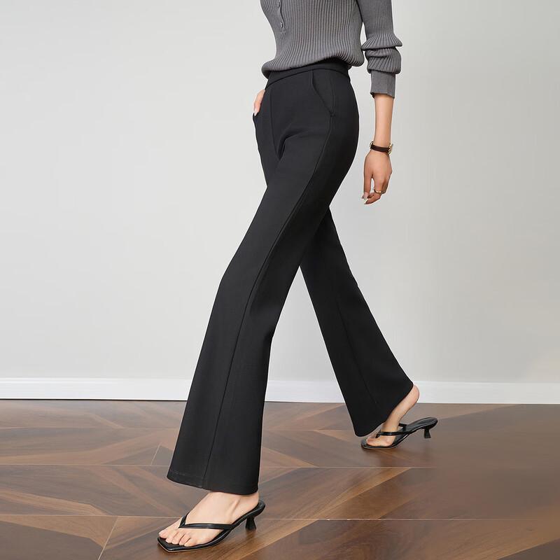 Demana Women's Tall Fit Spring Relaxed Flared Casual Pants