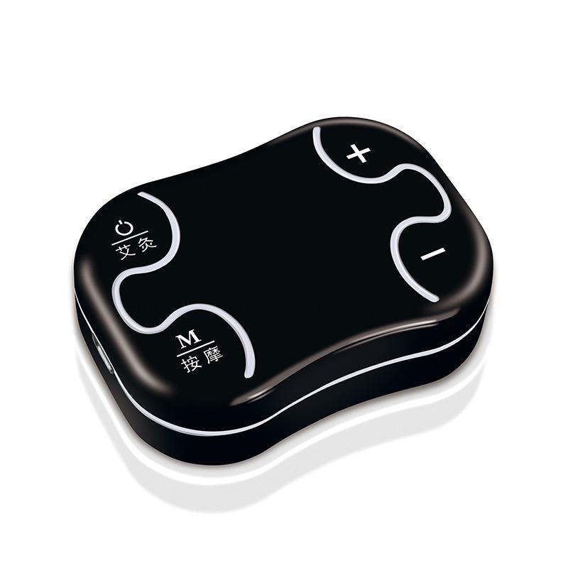 Mini tappetino massaggiante intelligente, massaggiatore per moxibustione, strumento per massaggio dei punti di agopuntura, apparecchio eutilico per agopuntura, scatola portatile per moxibustione senza fumo