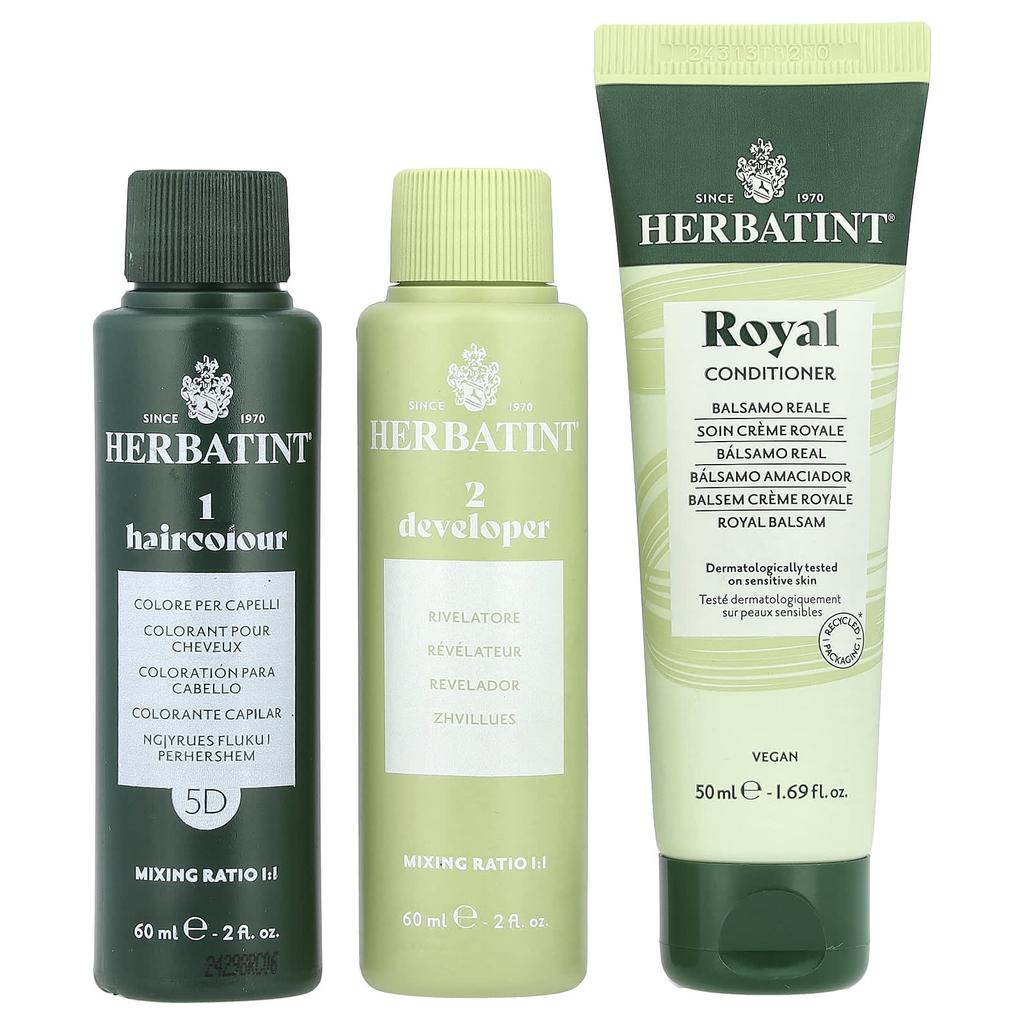 Permanent Color Gel, 5D, Light Golden Chestnut, 135Ml (4.56Fl Oz)