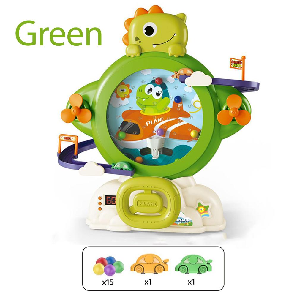 Dinosaur Mini Catching Game Console With Music Track Car Arcade Hand Eye Coordination Early Education Toy For Toddlers