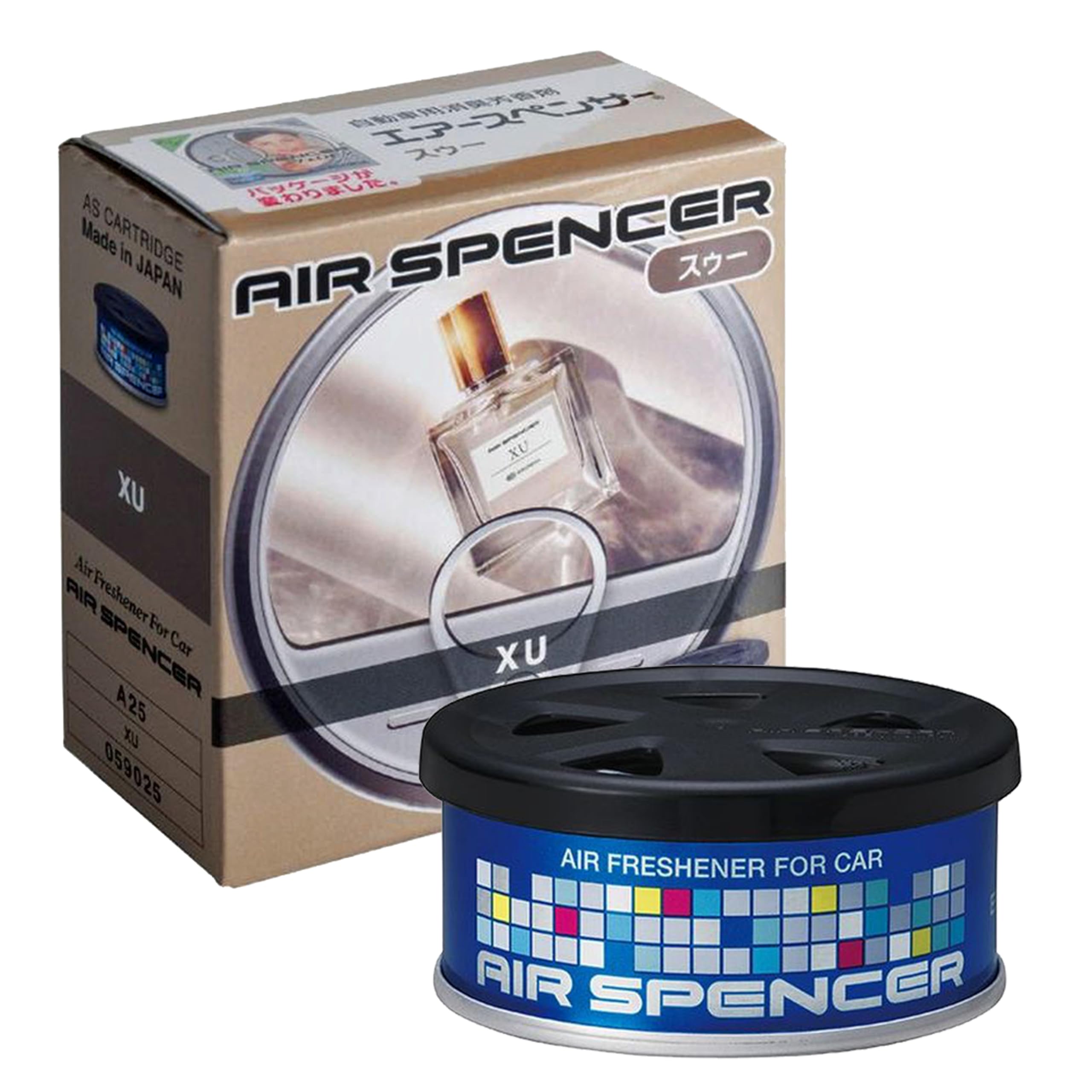 

Air Spencer Car Air Air Spencer AS Perfume Musk and Woody A25 Suu (Eikousha) Freshener/Deodorizer, Cartridge, Refillable, Type, Scent, 40g, чорний