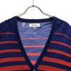 Nonnative Made In Japan Border Pattern Long Sleeve Knit Cardigan Sweater Men's Used