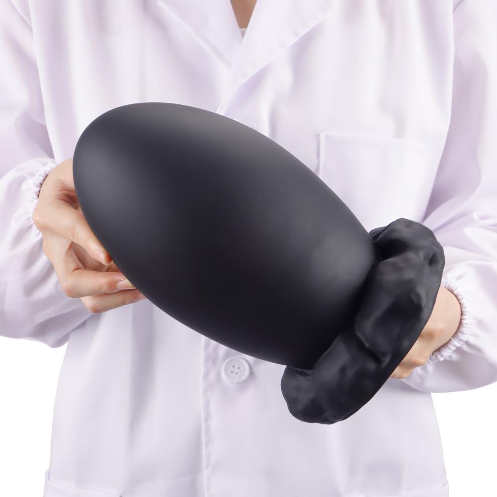 Weicher Silikon-T-Rex-Ei-Anal-Dilatator - Extra Großer Erwachsenen-Dildo für Intimes Vergnügen