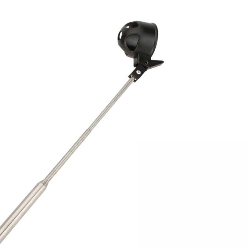 8 Knots Automatically Telescopic Golf Ball Retriever Device Stainless Steel Pick Up Ball Retriever
