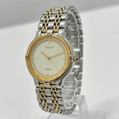 Used W5 Seiko Dolce 5E31-6B90 Men's Watch Quartz Fudo