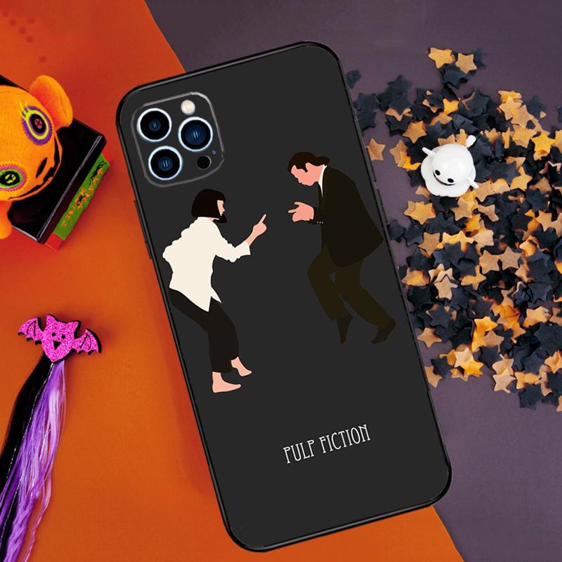 

Pulp Fiction Dancing Bumper Case For iPhone 16 15 14 Pro Max 11 12 13 Pro Max Mini XR 16e 16 15 Plus Phone Cover iPhone 12Pro MAX