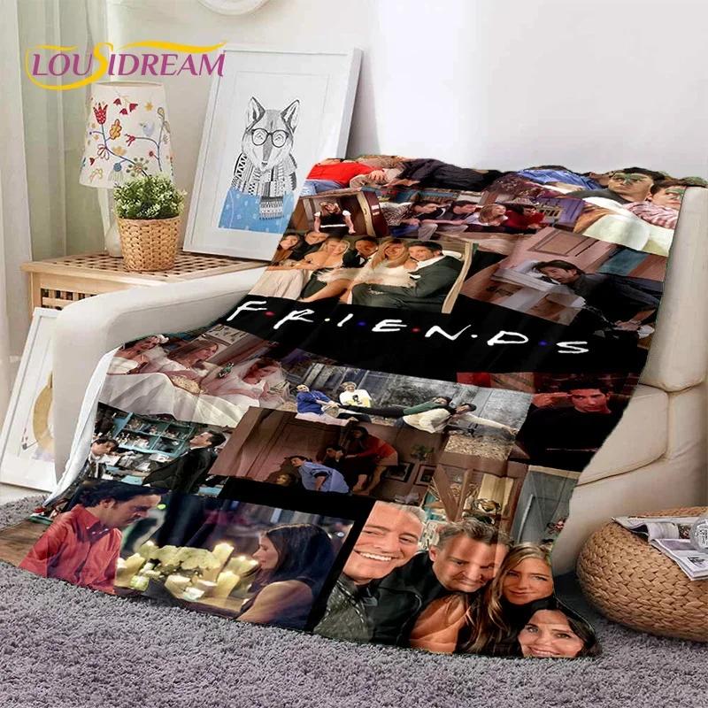 Latest Friends Classics TV 3D Soft Flannel Blankets,Throw Blanket Comfortable Blanket for Picnic Beds Sofa Home Bedroom Gift Kid