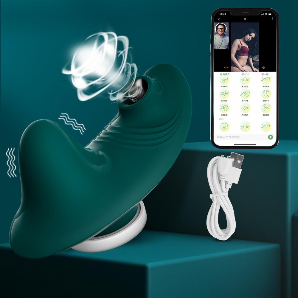 Wearable Bluetooth APP Sucking Vibrator Clit Sucker G Spot Clitoris Stimulator Female Remote Control Vibrating Panties For Women