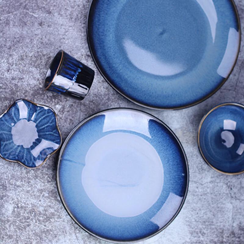 Bols à soupe en céramique émaillée style japonais Ru Han (Lot de 2)