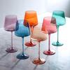 Colorful Stemmed Glass Creative Spray Wine Cup Burgundy Red Wine Goblet