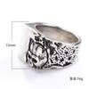Hot Sale Gothic Skeleton Skull Head Ring for Men Punk Rock Stainless Steel Biker Jewelry Vintage Masculine Gift