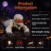 Scary Crawling Mummy Figurine With LED Red Eyes Halloween Indoor Home Decor Creepy Animated Zombie Prop Holiday Party Ornament