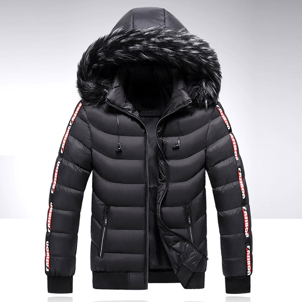 Men Winter Warm Hooded Soft for Windproof Soft Coat  Jacket