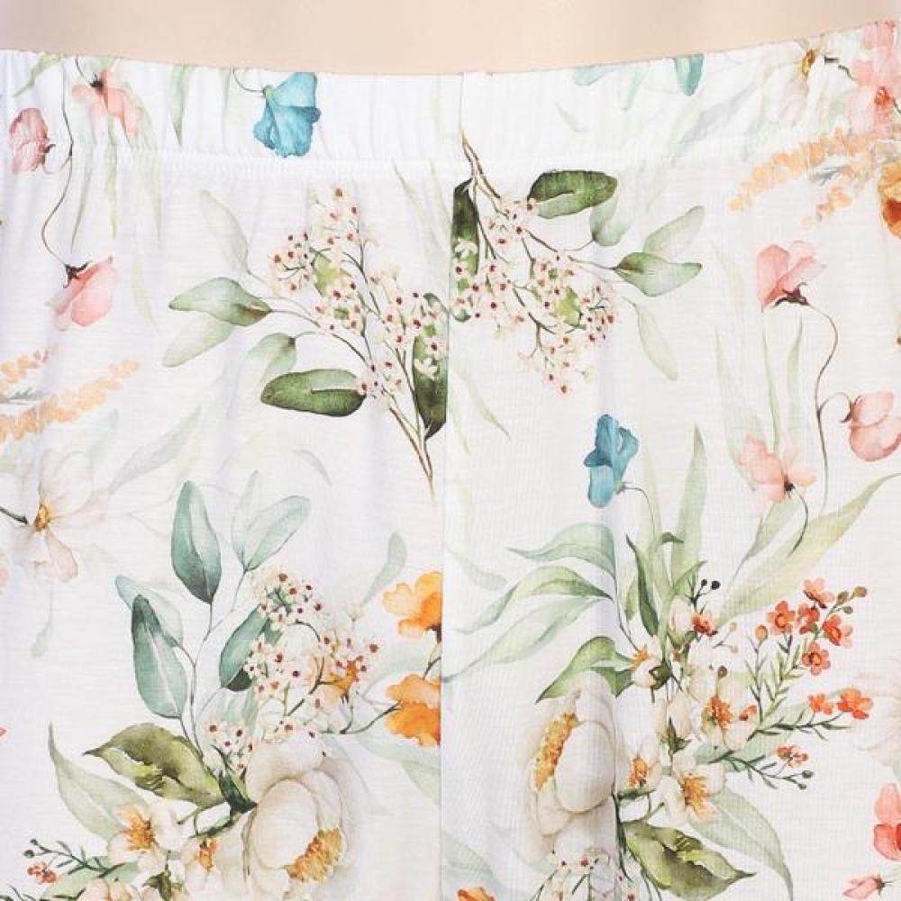 Barbara Men S Imported Knit Flower Print Pajama 9 Part Amp4636b