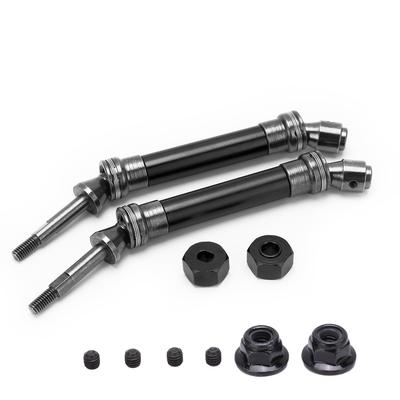 CVD Steel Rear Drive Shaft Assembly for Traxxas Slash Rustler Vxl 4x4 4wd 110 RC CarBlack