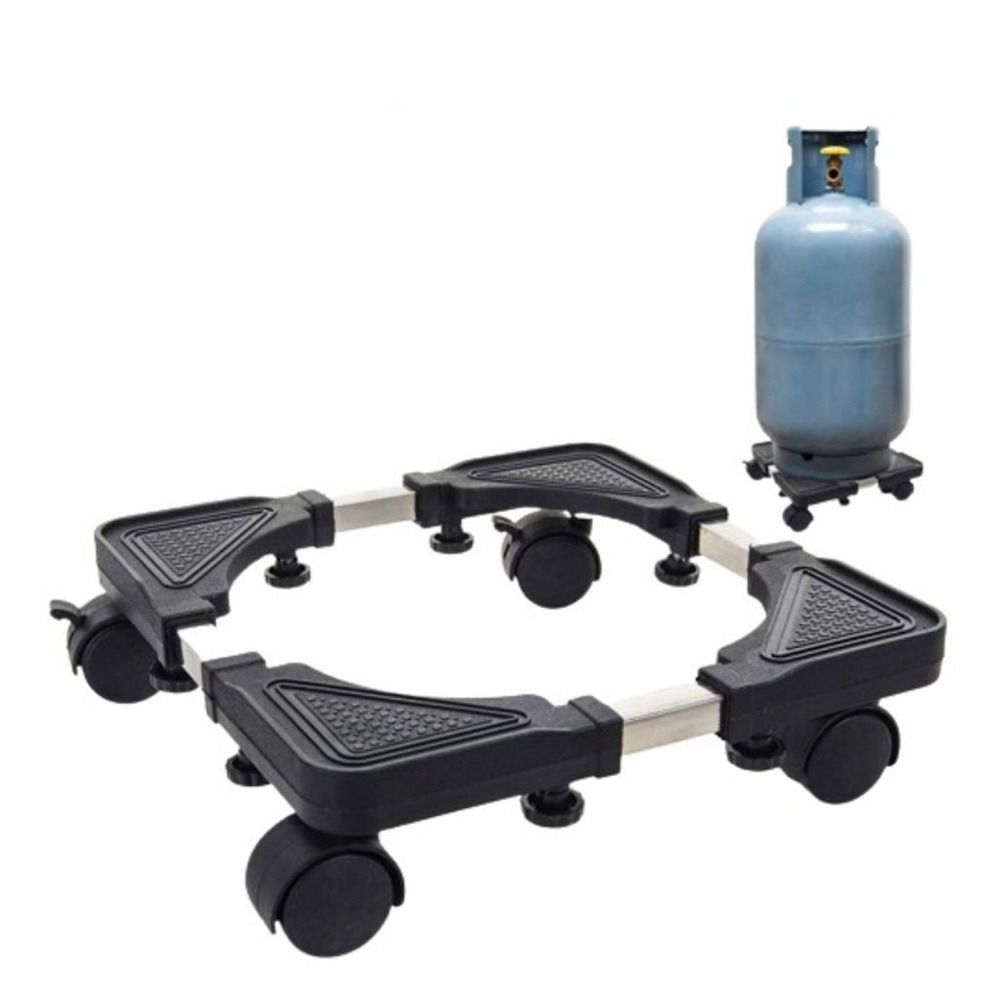 Ständer Unterstützung Bewegliche Basis 4 Lenkrollen Kühlschrankbasis Belüftete Verstellbare Basis Wäsche