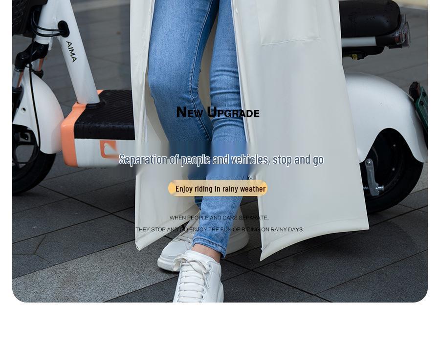 Zheng Yu Extra Long Full Body Raincoat for Outdoor Travel and Electric Vehicle Riders