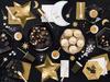 Partydeco Talerzyki Papierowe  Lets Celebrate Czarne 23Cm /6 Szt