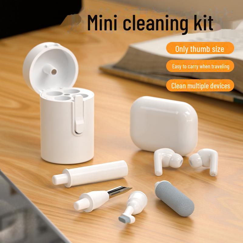 Multifunctional Cleaning Set: Keyboard Brush & Phone/Headset Cleaning Pen