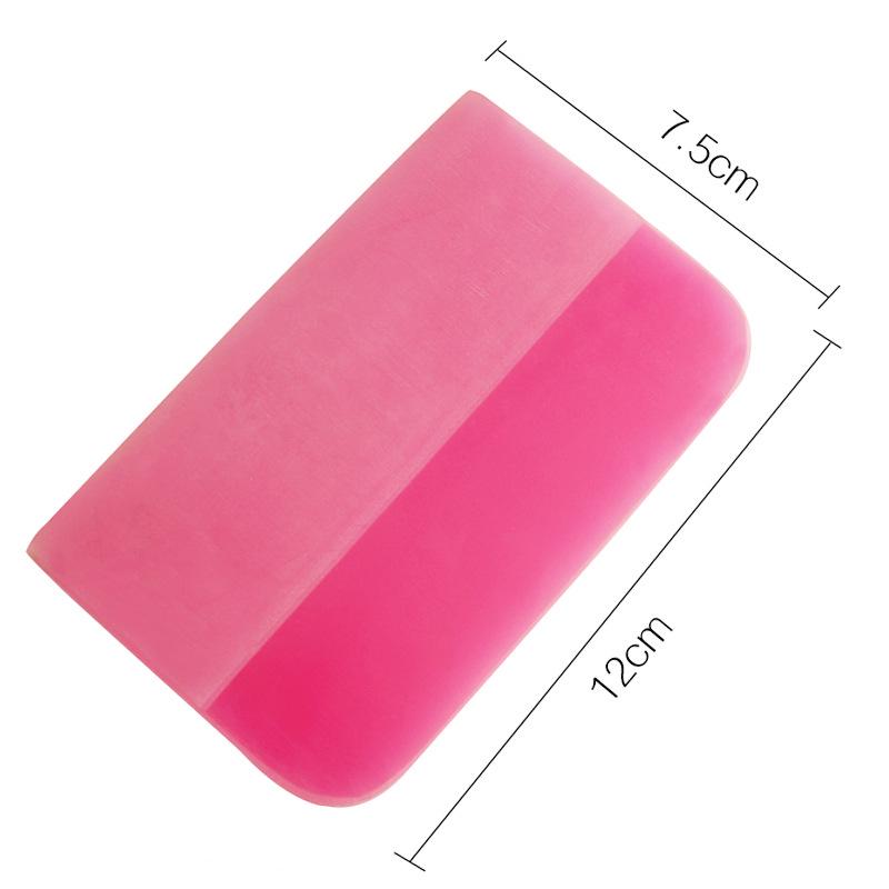 Pink Invisible Car Film Soft Ox Tendon Scraper for PPF and Color Change Applications