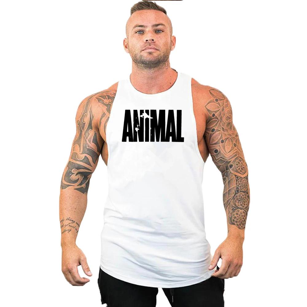 Men's vest, summer fitness suit, men's sleeveless vest, T-shirt