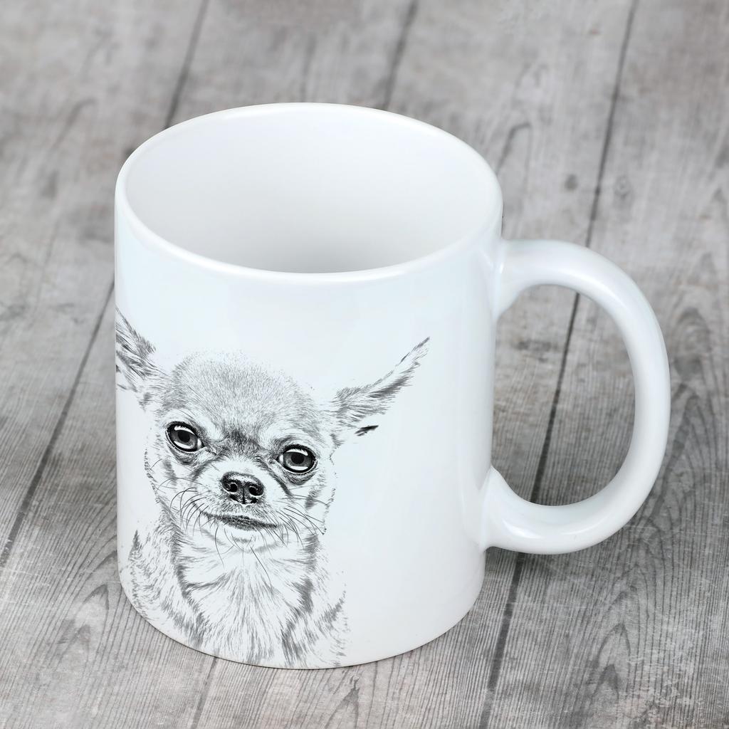 Chihuahua Short-haired, Chihuahua Smooth - Cup with a Dog, Cheerful Cup for a Dog Lover, Personalized Gift from the Art-Dog Brand