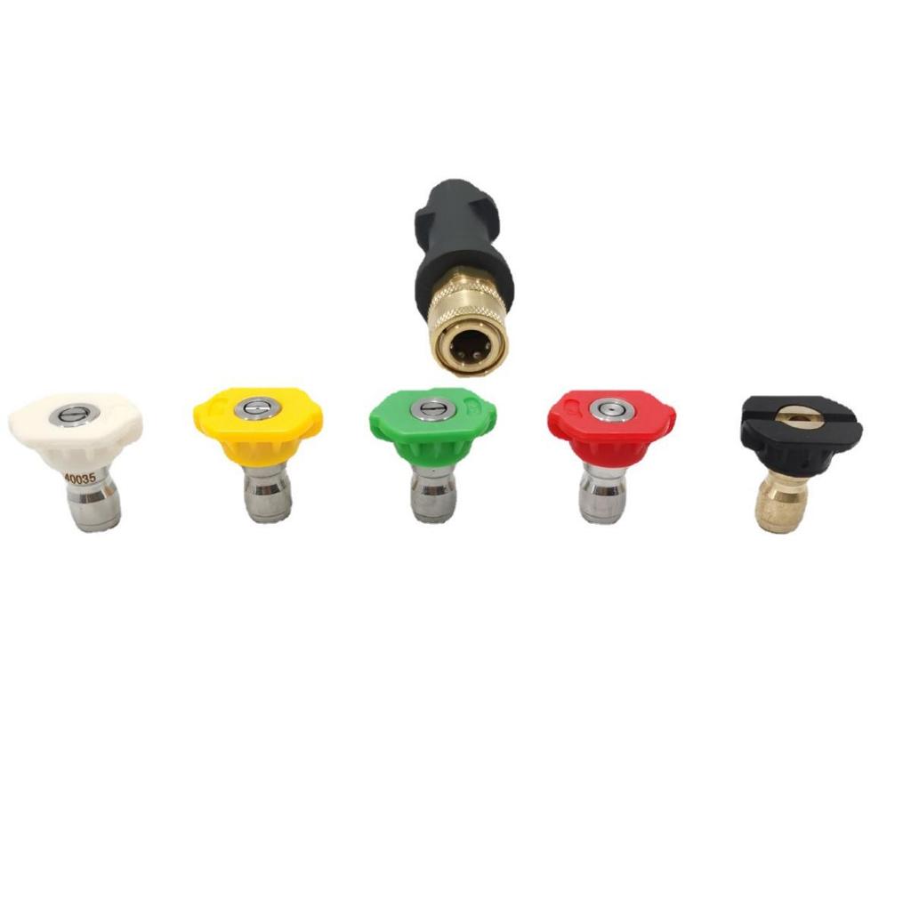 Karcher K Series Water Gun Connector Set with Five-Color Nozzles for K2-K7 Models