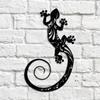 1pc 2D Lizard Metal Wall Art - Eye-Catching Home Decor for Living Room, Bedroom, and Office Wall Decor Metal Wall Hanging