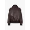 Studio Tomboy Synthetic Leather Bomber Jacket 9105161a01ar 