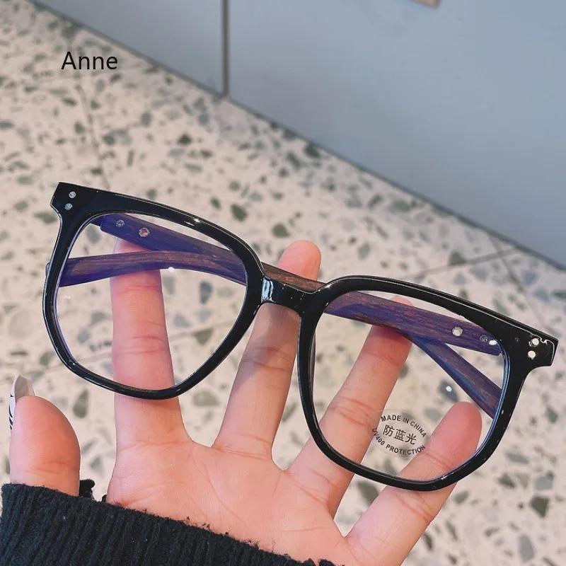 Vintage Oversized Myopia Glasses Women Men Ladies Fashion Anti-blue Near Sight Eyewear Optical Spectacle Eyeglasses 0 To-4.0