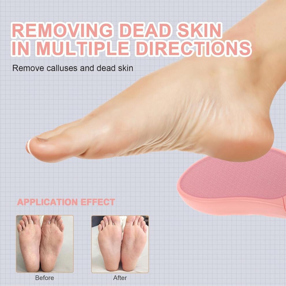 Manual Foot File Nail Care Tool Portable Pedicure Exfoliating Callus Remover for Foot Massage