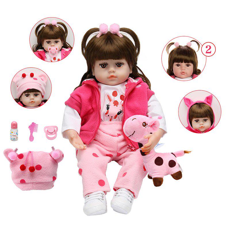 Pimpimsky 48CM Reborn Baby Doll Toy 