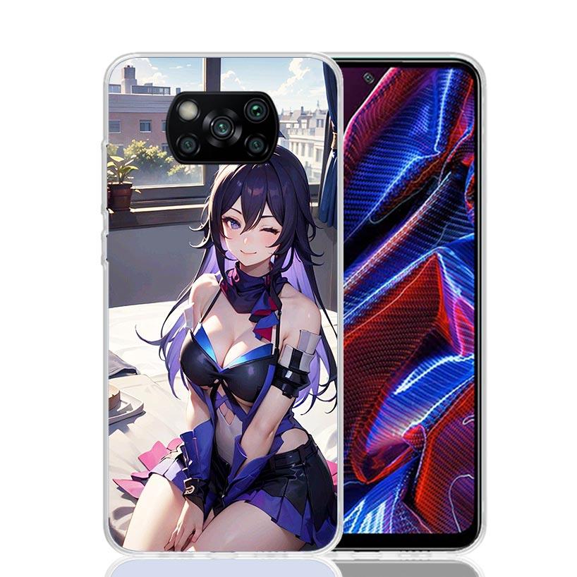 Honkai Star Rail Seele Phone Case For Xiaomi Poco X7 X6 X5 Pro F7 Ultra Redmi 15C 15 13 13C 12 12C 10 10A 10C 9 9A 9C 9T Cover P
