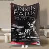 Rock Band L-Linkin Cool P-Park Blanket Soft Fluffy Throw Luxury Blanket Throw Kid Adult Sofa Bed Blanket Cover Travel Throw Gift