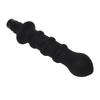 Deep Tissue Massager Attachment Percussion Washable Silicone Muscle Massager Replacement Head Black 0.71 0.75in