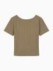 HANGTEN Women'S Boat Neck Short Sleeve T-Shirt_195(10570-131-432-69)