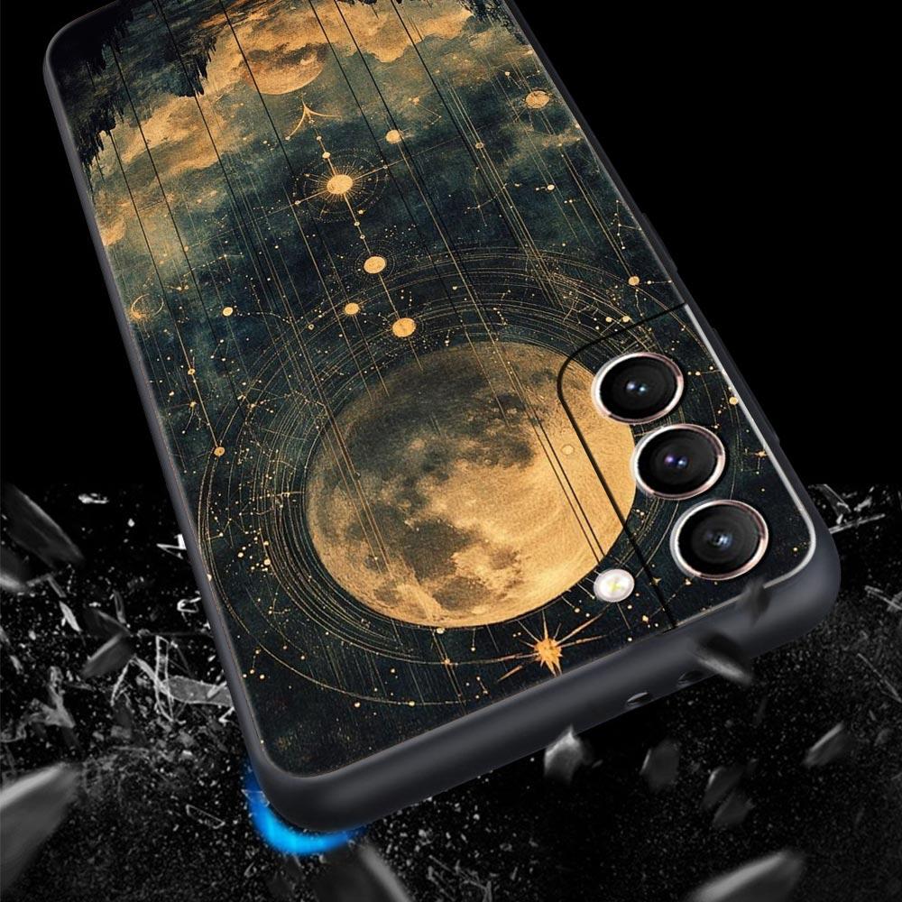 Fashion Starry Sky Stars Phone Case Cover for Samsung Galaxy S26 S25 S24 S23 S22 S20 S21 FE Ultra S25Edge S10 Plus 5G Soft TPU