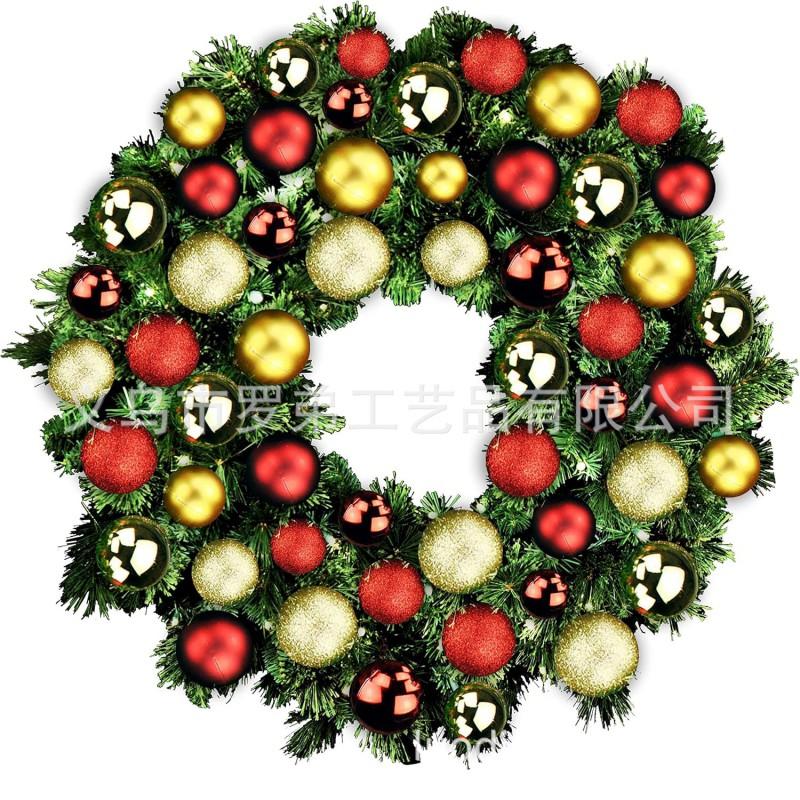 Christmas Wreath Door Hanging Decor Home Mall Window Party Festive Simulation Ornament