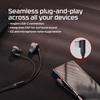 HyperX Cloud Earbuds III S Gaming Official Japanese Distributor Product Earphones, Wired, USB-C, Black, (BN7S1AA)
