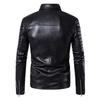 (Simple Flavor) Riders Jacket Motorcycle Jacket Men's Faux Leather Short