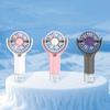 Handheld Misting Fan with USB Charging Portable Wearable Cooling Fan for Students Travel Water Spray Long Battery Life Low Noise