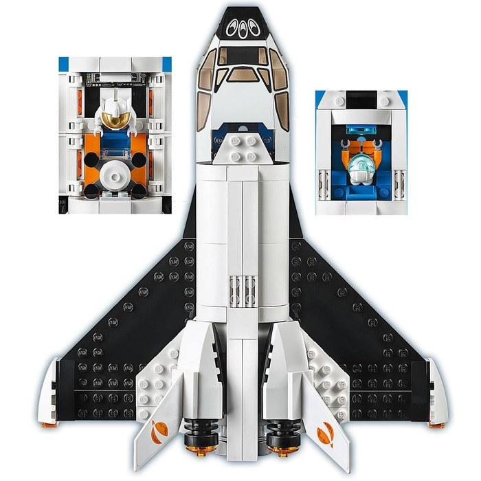 LEGO City Mars Research Shuttle 60226. Blocks. Toy for boys. Over 9cm high, 23cm long, 21cm wide.
