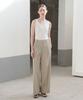 Ssikeoseun Irregular Back Detail Wide Pants_Olive
