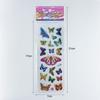 8 Sheets/Set Waterproof 3D Cartoon Butterfly Pattern Stickers Kids DIY Toy For Children Girls Room Decoration Kawaii Sticker