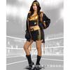 Men Women Halloween Couple Boxing Fighter Costume Set Cosplay Stage Performance Outfit