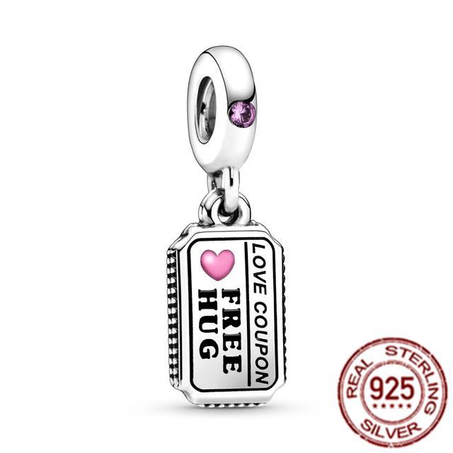 Fit Original Fasion Bracelet Bangle 925 Sterling Silver Balloon Beach &Parrot Dangle Charm Bead Diy Jewelry For Women Gift