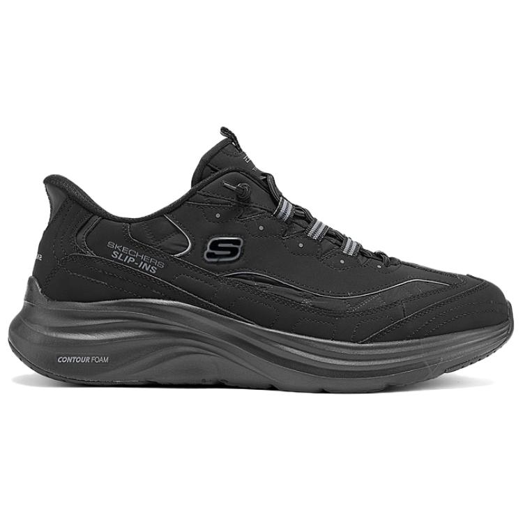 Skechers SPORT MENS Men Black Low Top Casual Shoes Comfort Versatile Wear Resistant 232642-BBK