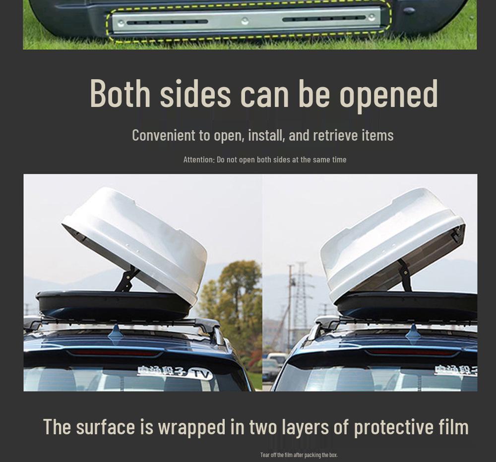 BMW X1/X3/X5/2/3/5 Series Roof Luggage Box: Large Capacity, Ultra-Thin, Heavy-Duty Travel Roof Box
