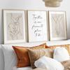 3pcs/set Together Is Our Favourite Place To Be Bedroom Canvas Print Above The Bed Decor Line Text Art Minimalist Decor Poster